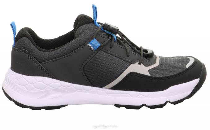 Superfit Grey/Blue Toddlers FREE RIDE - Sneakers low with Quick release fastener Z6Z8888