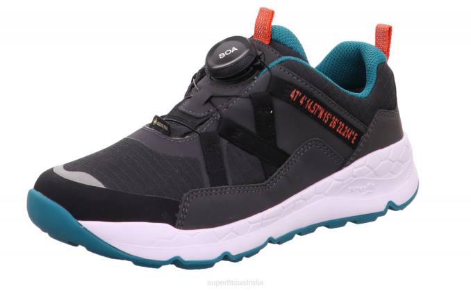 Superfit Grey/Green Toddlers FREE RIDE - Sneakers low with BOA Fit System Z6Z8883