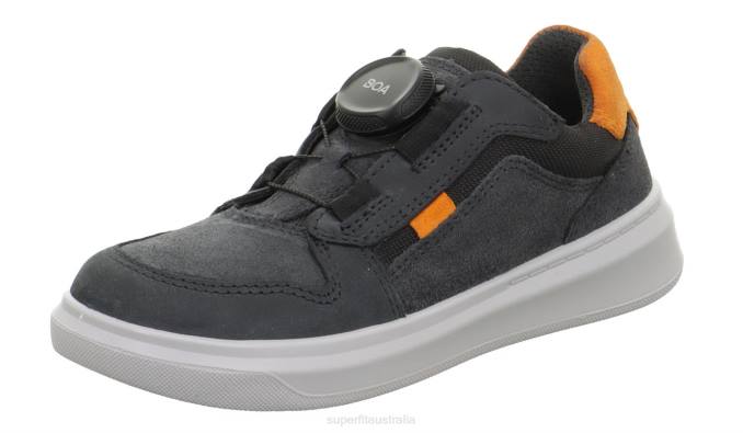 Superfit Grey/Orange Toddlers COSMO - Sneakers low with BOA Fit System Z6Z8832