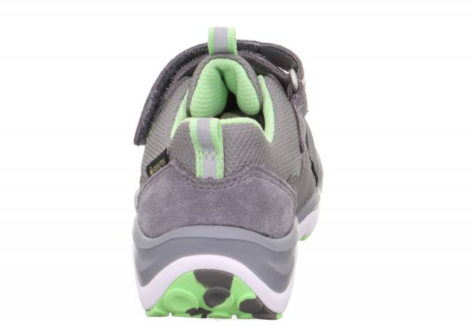 Superfit Light Grey/Light Green Toddlers SPORT5 - Sneakers low with Velcro Fastener Z6Z8826