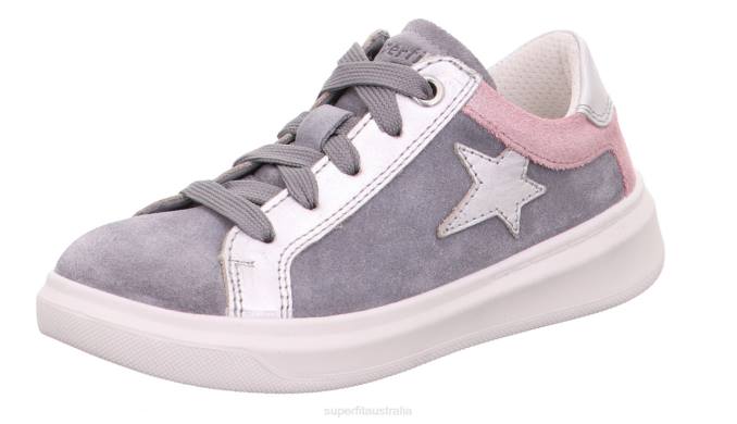 Superfit Light Grey/Pink Toddlers COSMO - Sneakers low with Lacing Z6Z8799