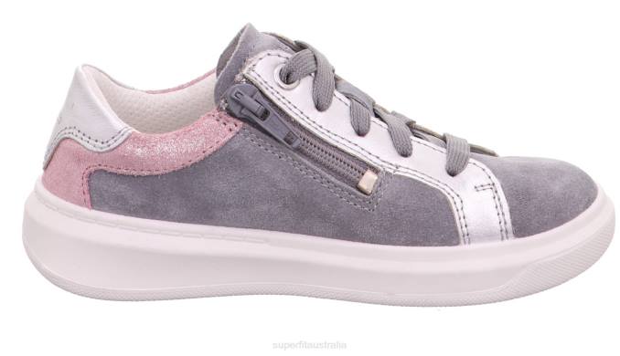 Superfit Light Grey/Pink Toddlers COSMO - Sneakers low with Lacing Z6Z8799