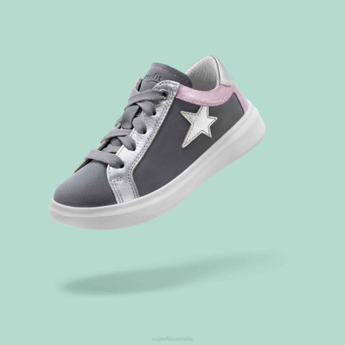 Superfit Light Grey/Pink Toddlers COSMO - Sneakers low with Lacing Z6Z8799