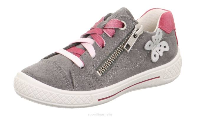 Superfit Light Grey Toddlers TENSY - Sneakers low with Zip Z6Z8798