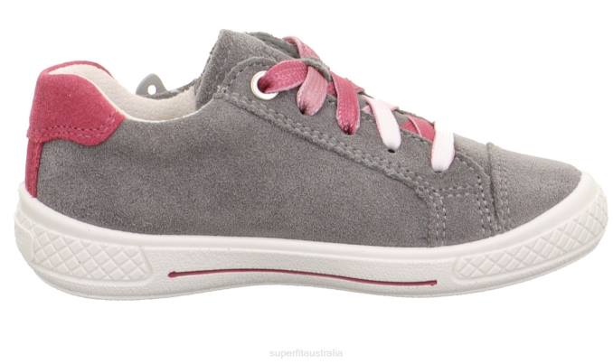 Superfit Light Grey Toddlers TENSY - Sneakers low with Zip Z6Z8798