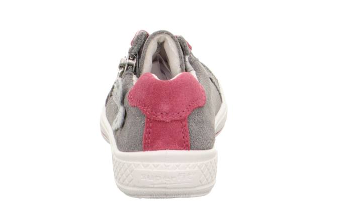 Superfit Light Grey Toddlers TENSY - Sneakers low with Zip Z6Z8798