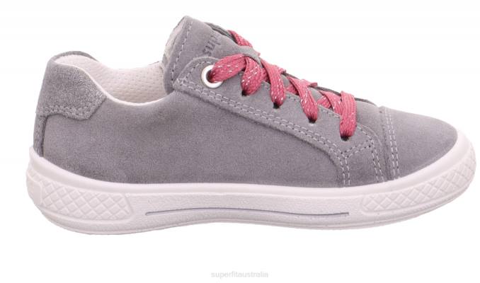 Superfit Light Grey Toddlers TENSY - Sneakers low with Zip Z6Z8822