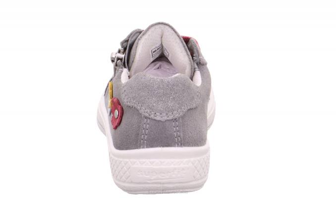 Superfit Light Grey Toddlers TENSY - Sneakers low with Zip Z6Z8822