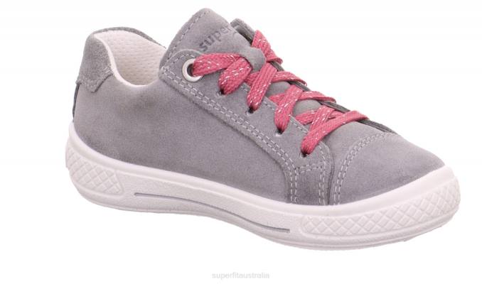 Superfit Light Grey Toddlers TENSY - Sneakers low with Zip Z6Z8822