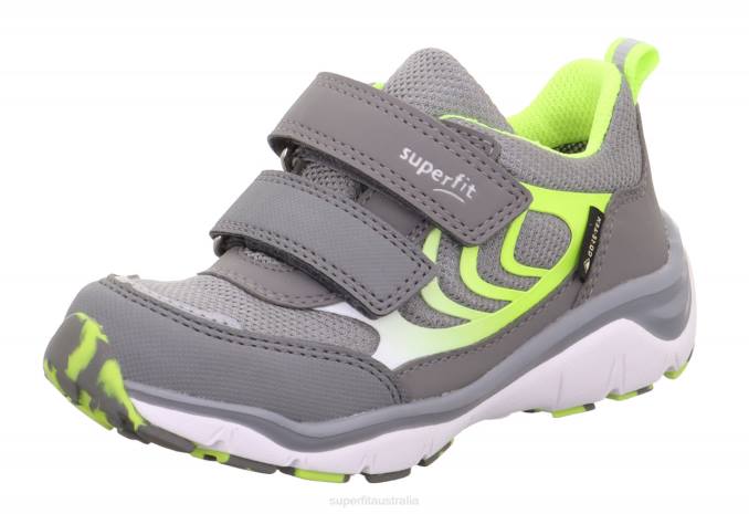 Superfit Light Grey/Yellow Toddlers SPORT5 - Sneakers low with Velcro Fastener Z6Z8780