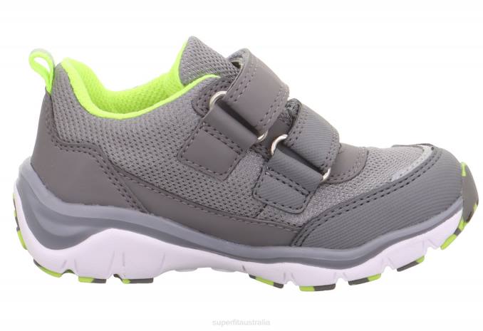 Superfit Light Grey/Yellow Toddlers SPORT5 - Sneakers low with Velcro Fastener Z6Z8780