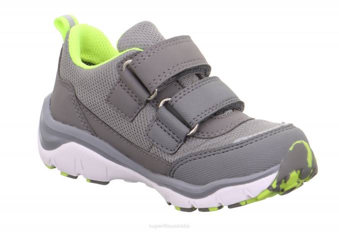 Superfit Light Grey/Yellow Toddlers SPORT5 - Sneakers low with Velcro Fastener Z6Z8780