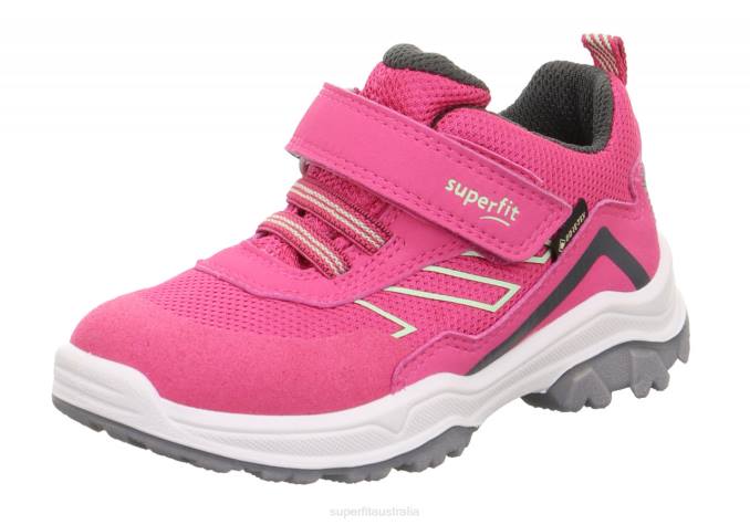 Superfit Pink/Light Green Toddlers JUPITER - Sneakers low with Velcro Fastener Z6Z8805