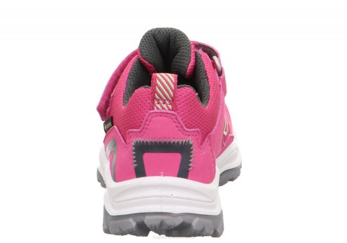 Superfit Pink/Light Green Toddlers JUPITER - Sneakers low with Velcro Fastener Z6Z8805