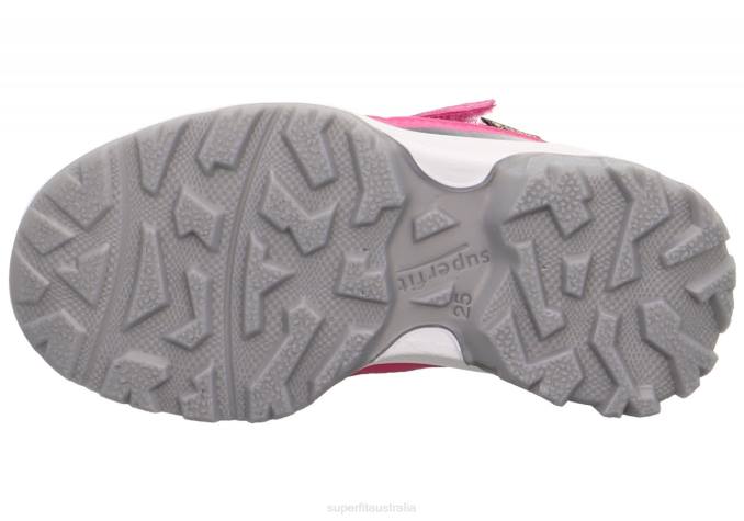 Superfit Pink/Light Green Toddlers JUPITER - Sneakers low with Velcro Fastener Z6Z8805