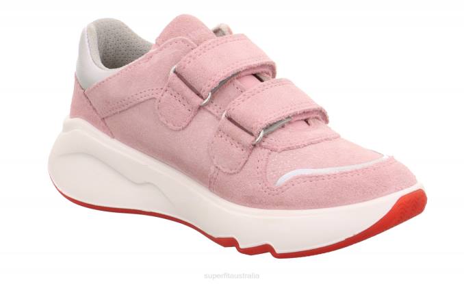 Superfit Pink/Light grey Toddlers MELODY - Sneakers low with Velcro Fastener Z6Z8814