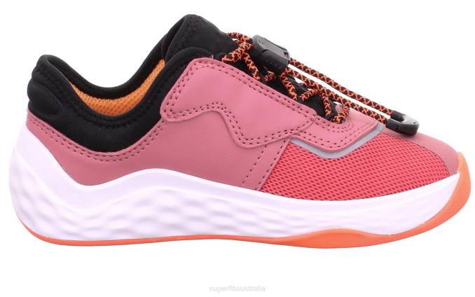 Superfit Pink/Orange Toddlers BOUNCE - Sneakers low with Quick release fastener Z6Z8785