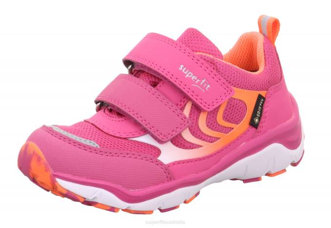 Superfit Pink/Orange Toddlers SPORT5 - Sneakers low with Velcro Fastener Z6Z8828