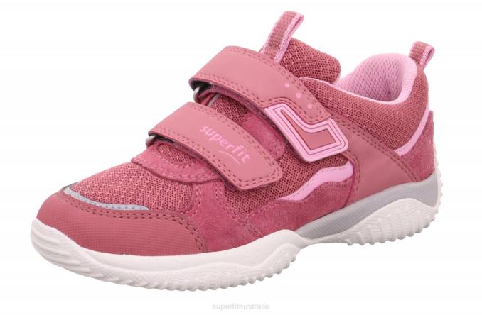 Superfit Pink Toddlers STORM - Sneakers low with Velcro Fastener Z6Z8802