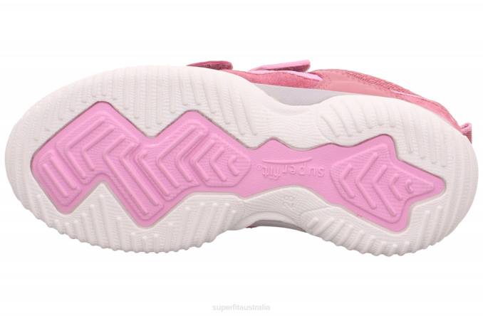 Superfit Pink Toddlers STORM - Sneakers low with Velcro Fastener Z6Z8802