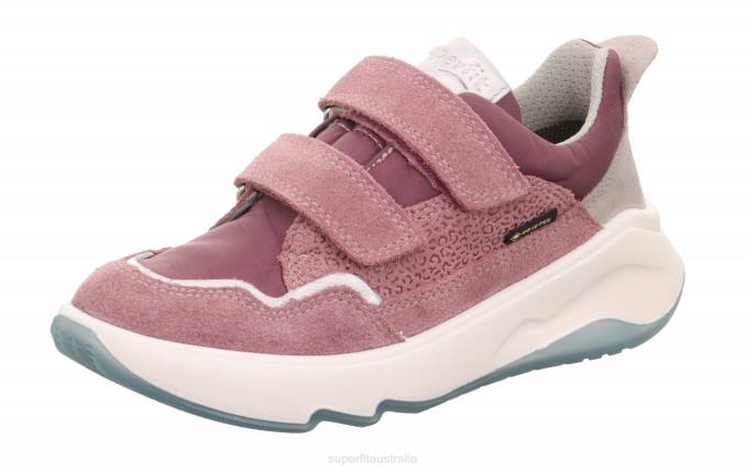 Superfit Purple/Grey Toddlers MELODY - Sneakers low with Velcro Fastener Z6Z8790