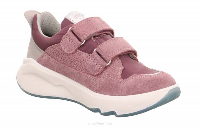 Superfit Purple/Grey Toddlers MELODY - Sneakers low with Velcro Fastener Z6Z8790