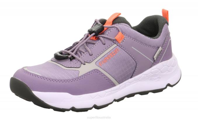 Superfit Purple/Orange Toddlers FREE RIDE - Sneakers low with Quick release fastener Z6Z8898