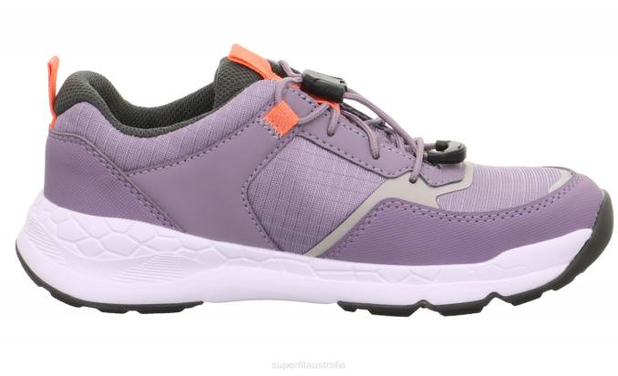 Superfit Purple/Orange Toddlers FREE RIDE - Sneakers low with Quick release fastener Z6Z8898