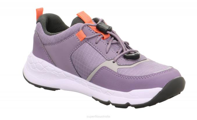 Superfit Purple/Orange Toddlers FREE RIDE - Sneakers low with Quick release fastener Z6Z8898