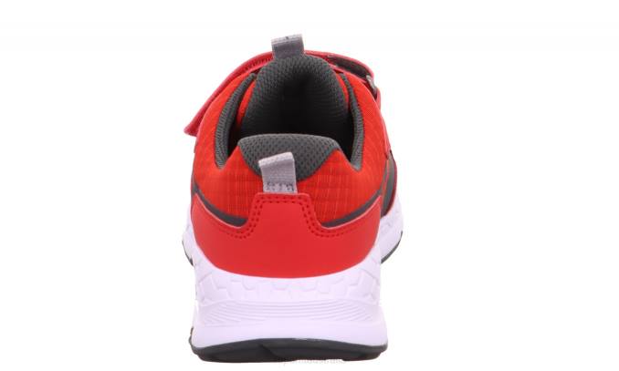 Superfit Red/Grey Toddlers FREE RIDE - Sneakers low with Velcro Fastener Z6Z8890