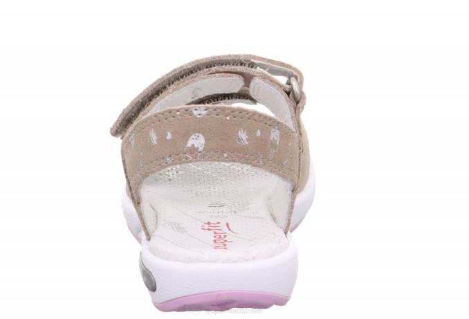 Superfit Beige Toddlers EMILY - Sandal with Velcro Fastener Z6Z8675