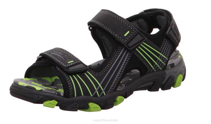 Superfit Black Toddlers HENRY - Sandal with Velcro Fastener Z6Z8655