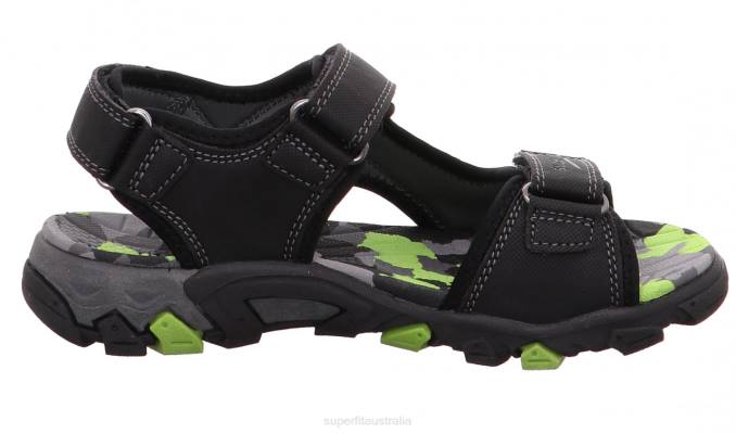 Superfit Black Toddlers HENRY - Sandal with Velcro Fastener Z6Z8655