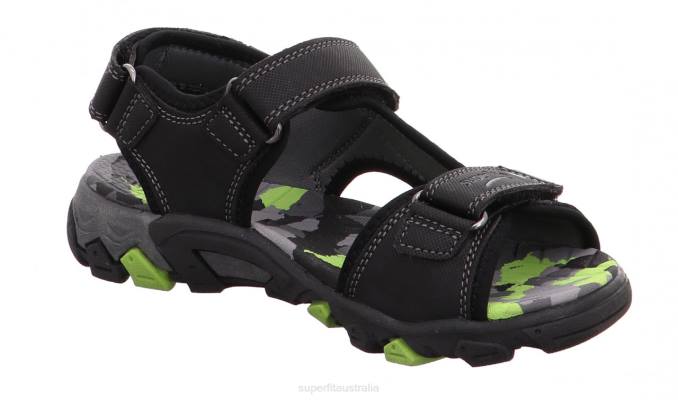 Superfit Black Toddlers HENRY - Sandal with Velcro Fastener Z6Z8655