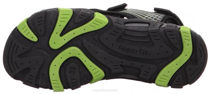 Superfit Black Toddlers HENRY - Sandal with Velcro Fastener Z6Z8655