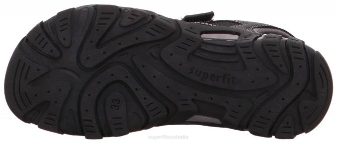 Superfit Black Toddlers HIKE - Sandal with Velcro Fastener Z6Z8615