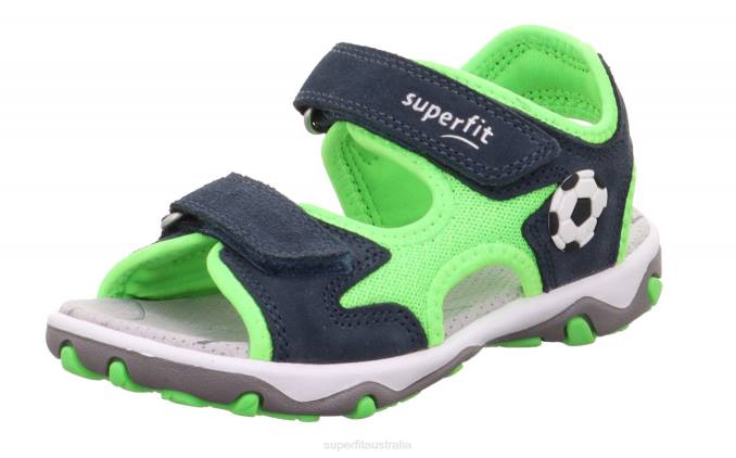 Superfit Blue/Light Green Toddlers MIKE 3.0 - Sandal with Velcro Fastener Z6Z8613