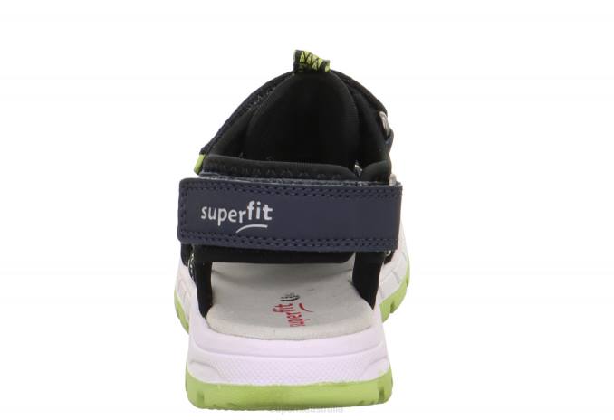 Superfit Blue/Light Green Toddlers TORNADO LIGHT - Sandal with Velcro Fastener Z6Z8668