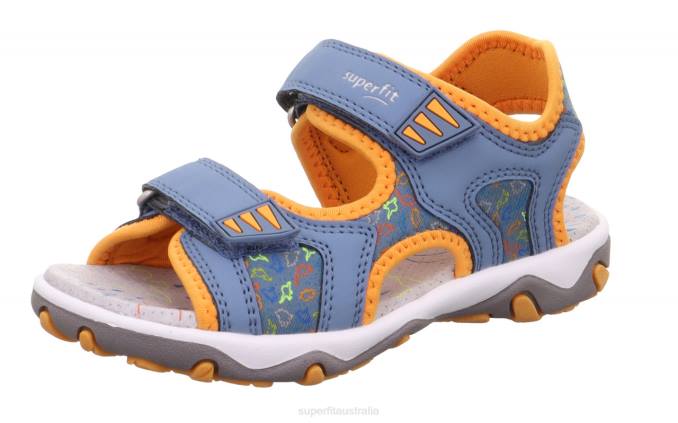 Superfit Blue/Orange Toddlers MIKE 3.0 - Sandal with Velcro Fastener Z6Z8647