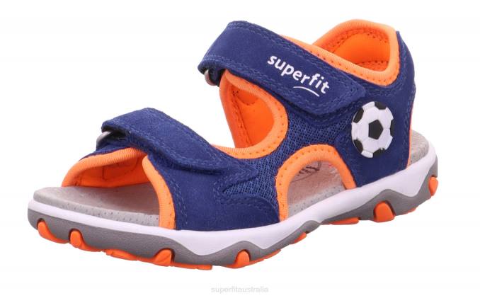 Superfit Blue/Orange Toddlers MIKE 3.0 - Sandal with Velcro Fastener Z6Z8661