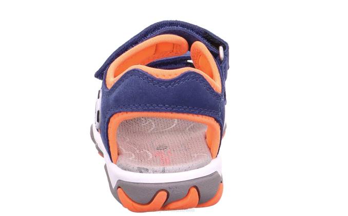 Superfit Blue/Orange Toddlers MIKE 3.0 - Sandal with Velcro Fastener Z6Z8661