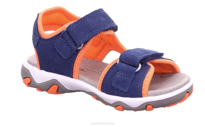 Superfit Blue/Orange Toddlers MIKE 3.0 - Sandal with Velcro Fastener Z6Z8661