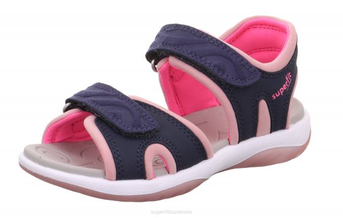 Superfit Blue/Pink Toddlers SUNNY - Sandal with Velcro Fastener Z6Z8657