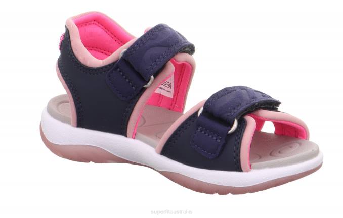 Superfit Blue/Pink Toddlers SUNNY - Sandal with Velcro Fastener Z6Z8657