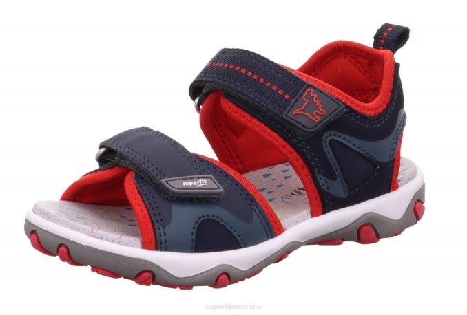 Superfit Blue/Red Toddlers MIKE 3.0 - Sandal with Velcro Fastener Z6Z8633