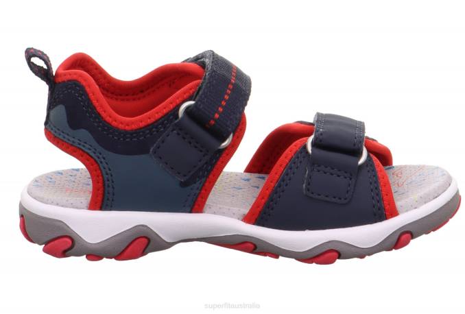 Superfit Blue/Red Toddlers MIKE 3.0 - Sandal with Velcro Fastener Z6Z8633