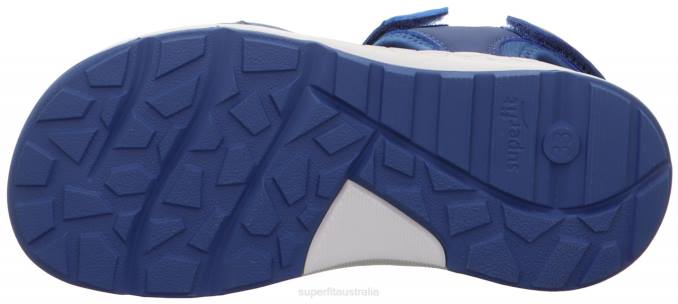 Superfit Blue Toddlers CRISS CROSS - Sandal with Velcro Fastener Z6Z8627