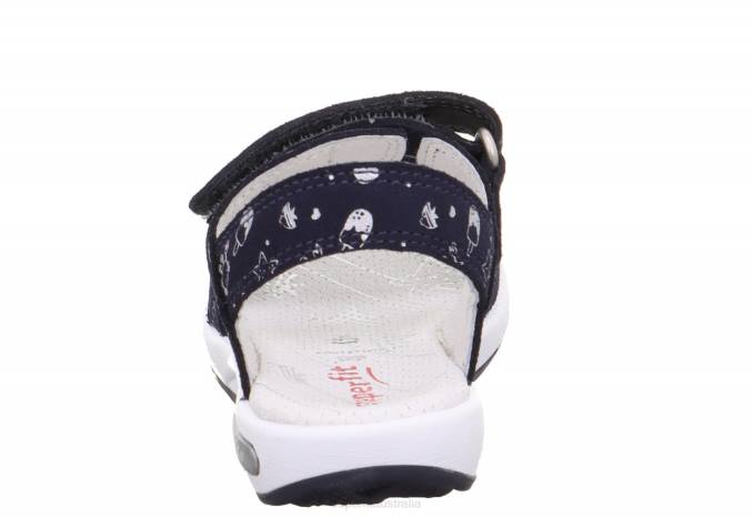 Superfit Blue Toddlers EMILY - Sandal with Velcro Fastener Z6Z8660