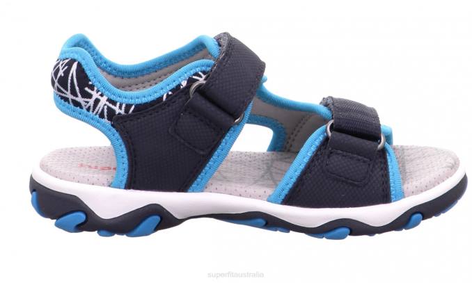 Superfit Blue Toddlers MIKE 3.0 - Sandal with Velcro Fastener Z6Z8639