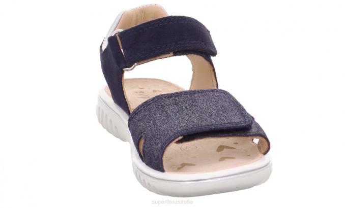 Superfit Blue Toddlers SPARKLE - Sandal with Velcro Fastener Z6Z8620